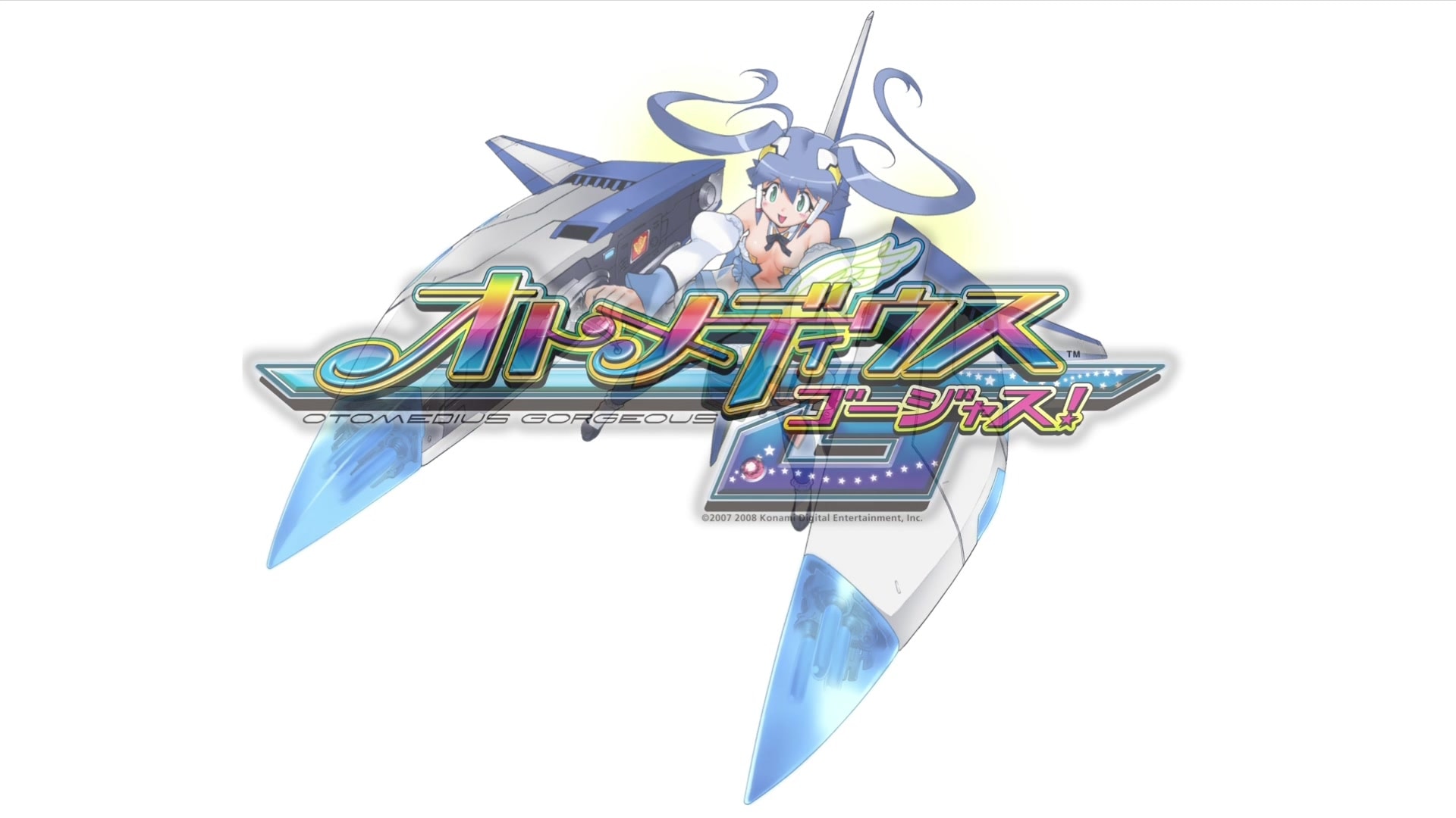Otomedius Gorgeous title screen for Xbox 360